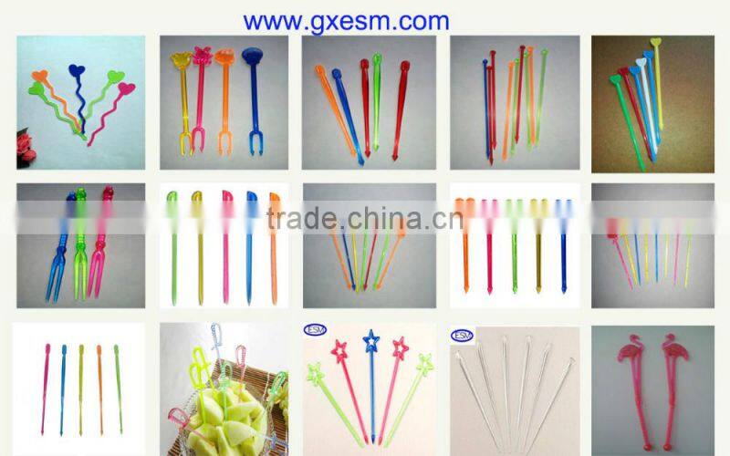 Promotion 2016 new product plastic custom cocktail stirrer