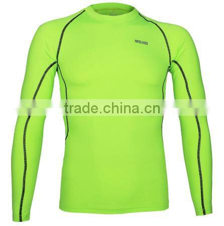 2016 Baseball Jerseys Long Sleeve Tight T Shirt for Men Running Workout