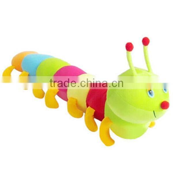 EN71 Custom Cute stuffed plush worm toy cheap soft toys for kids