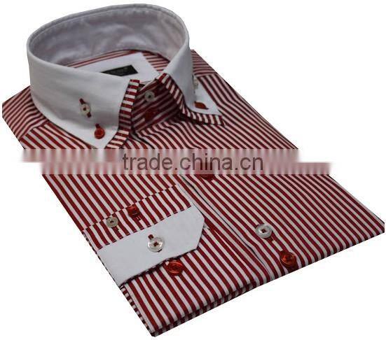 Italian mens designer shirts man double collar fashion shirts