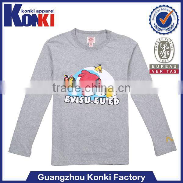 Wholesale Breathable long sleeve slim fit tshirt