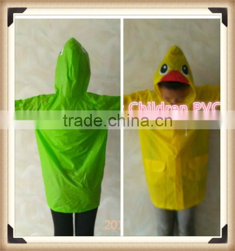 Kids 100% PVC Waterproof Raincoat Fabric