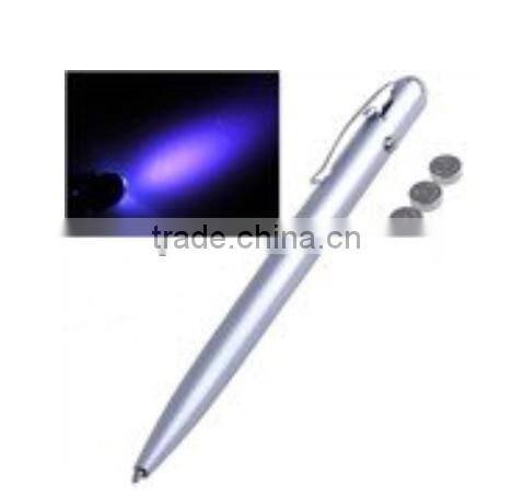 BHN009 Gift Store Promotional Gifts Cheap Plastic Spy Magic UV Pen with Led UV Light novelty gifts