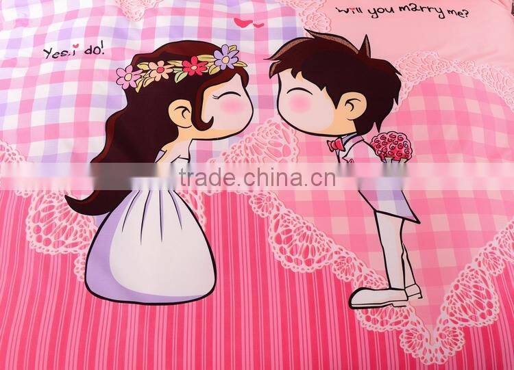 100%cotton chinese wedding bedding set
