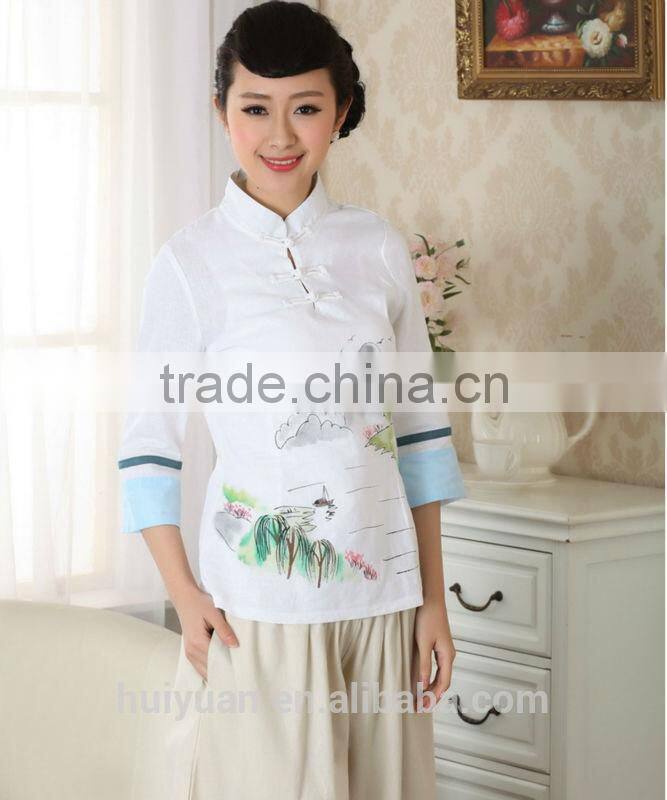 newest design hotel receptionist uniforms top + trousers