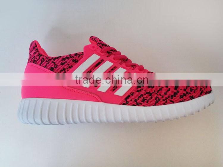 PU upper material promotion women shoes pink