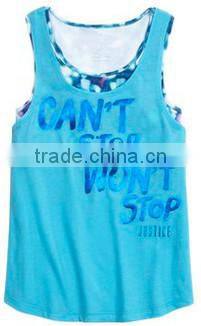 2016 hot sell children's tank tops