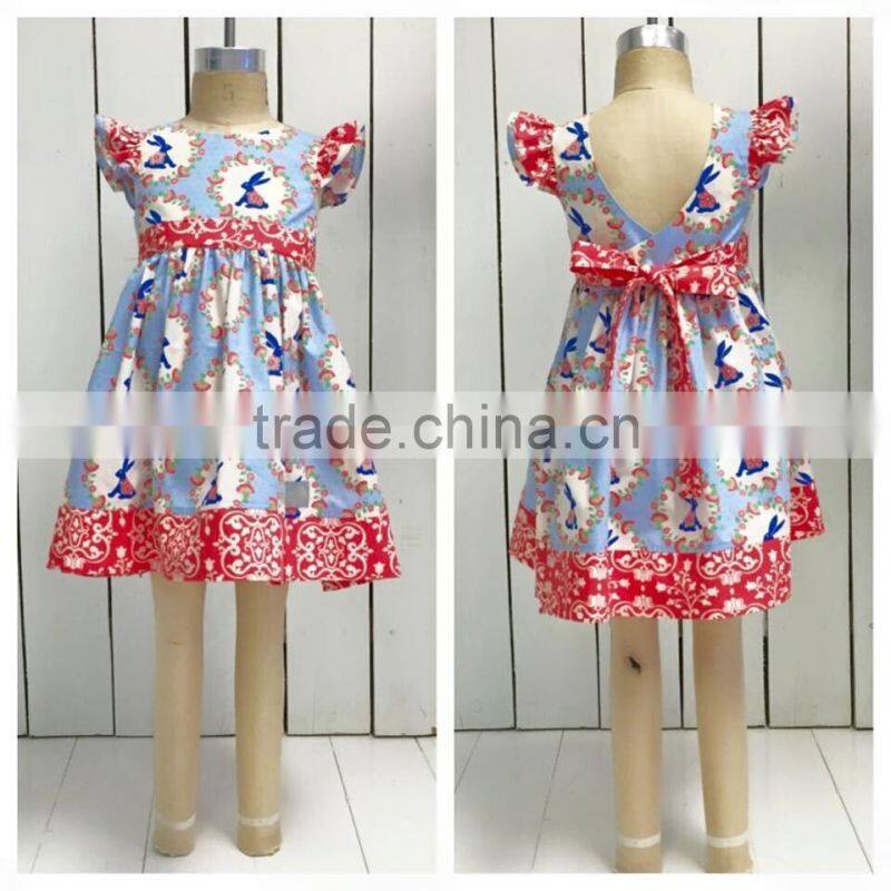 Littler Girls Easter Holiday Bunny Dress Little Rabbit Cute Dress For Kids