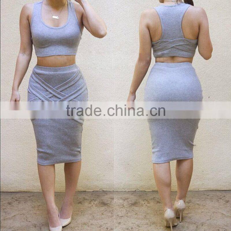 2016 Summer Skirts Ladies And Shirts For Women Cheap Two-Piece Dress Set