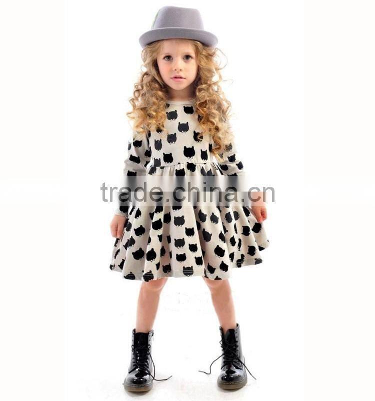 Hot Sale New Autumn Children Wedding Dress Baby Girls Dresses Kids Striped Bow Long-Sleeved Lace Princess Casual Dress For Party