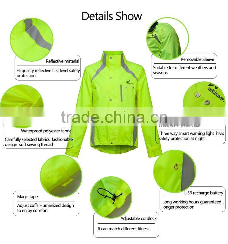 Hi vis yellow reflective security cycling ladies safety jacket popular in Europe and America