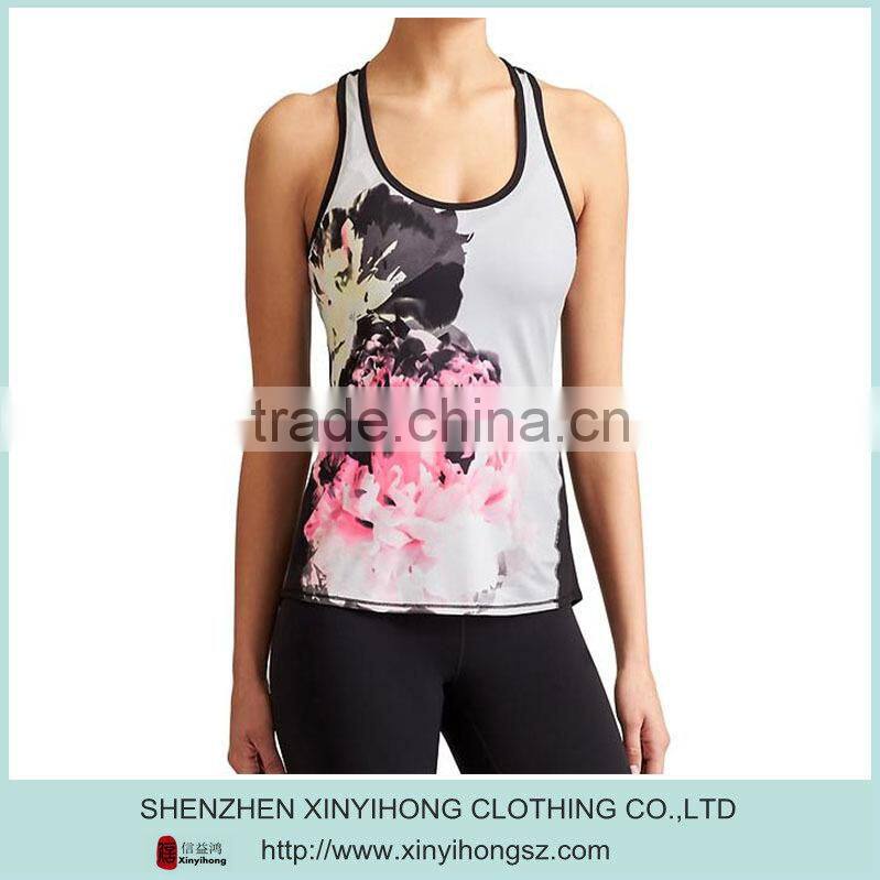 (free logo&design )sexy ladies dry fit I-shaped vest