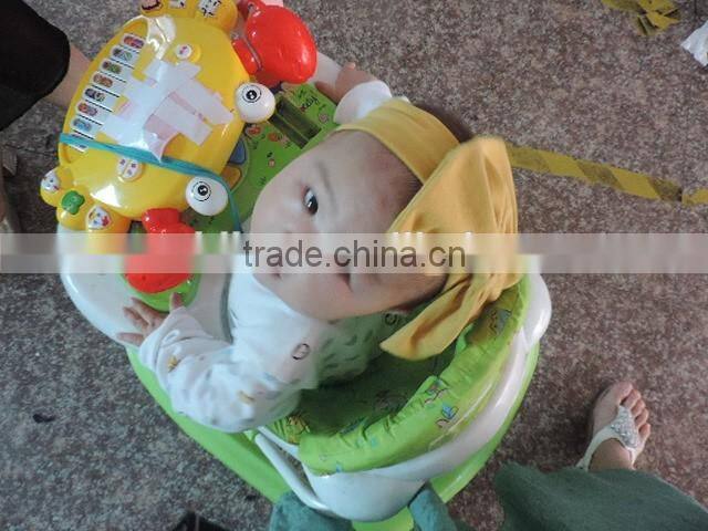 latest kids girl lace flower headband Baby Girl Top Knot Turban Hedband Children Pink Flower Hairband