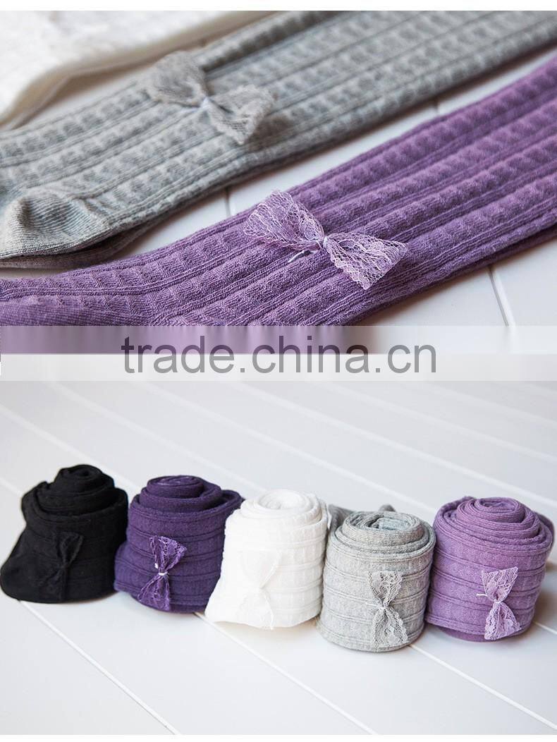 Wholesale Cotton Bulk Baby Girls Seamless Pantyhose Children Tights Leggings