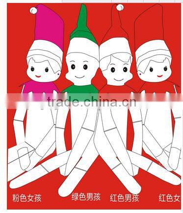 New Year Customized Christmas Elf Doll