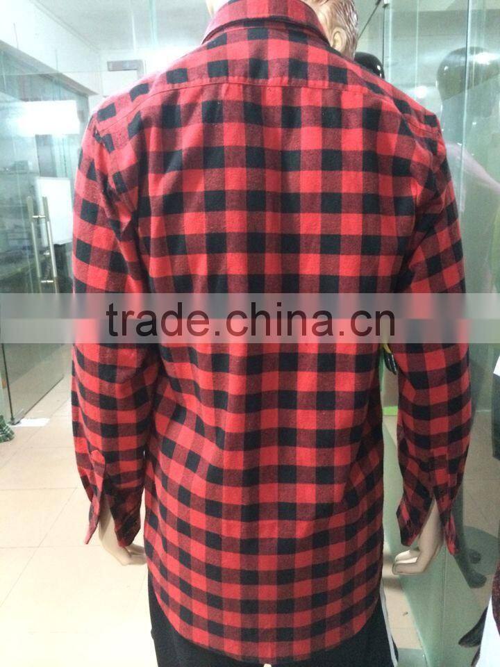 2016 Newest Winter Autumn Cotton Plaid Shirt Men's Dress Shirt Flannel Shirt Wholesale Bulk