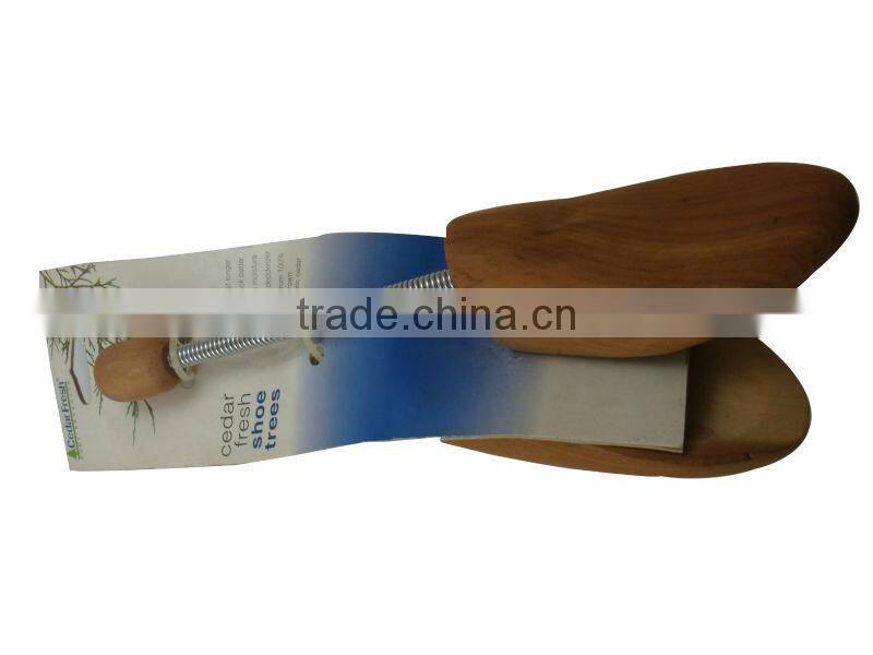 promotional popular colored cedar shoe stretcher
