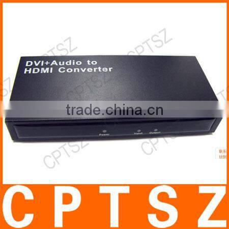 DVI + COAX/SPDIF Digital AUDIO to HDMI HD Video Converter -Black