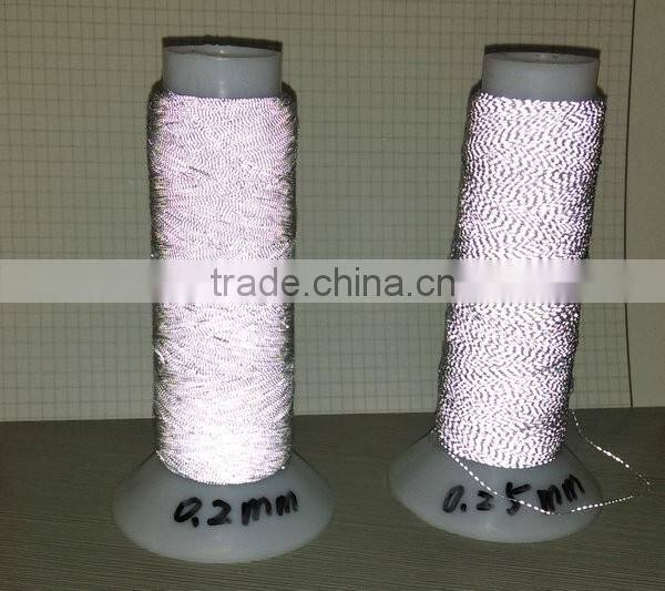 China Manufacture Polyester Reflective Sewing Thread 3m for Weave