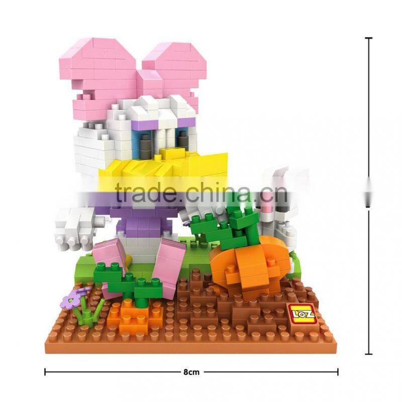 Plastic Intellectual Toys Building Cartoon Blocks for Kids