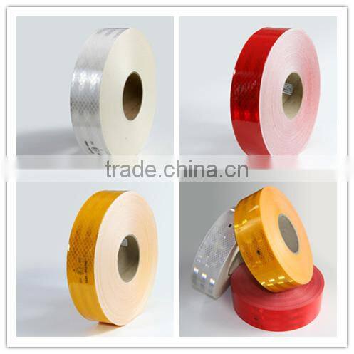 Easy Removable white red reflective tape car/vehicle safety warning sticker