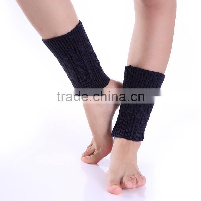 Women Winter Leg Warmers Socks Crochet Knit Boot Socks Toppers Cuffs