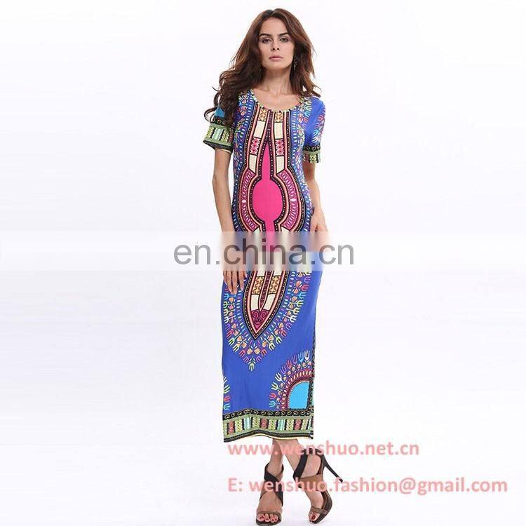 Thailand Indonesia Totem Printing Restore Dress