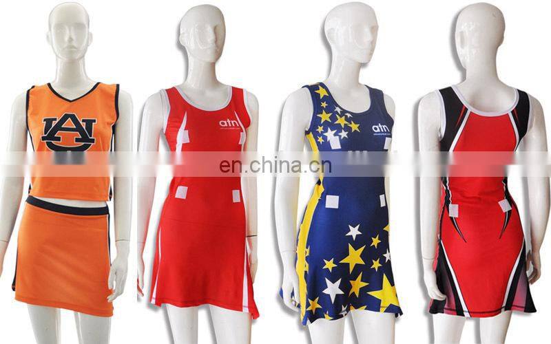 Wholesale plus size top quality cheerleading uniforms custom