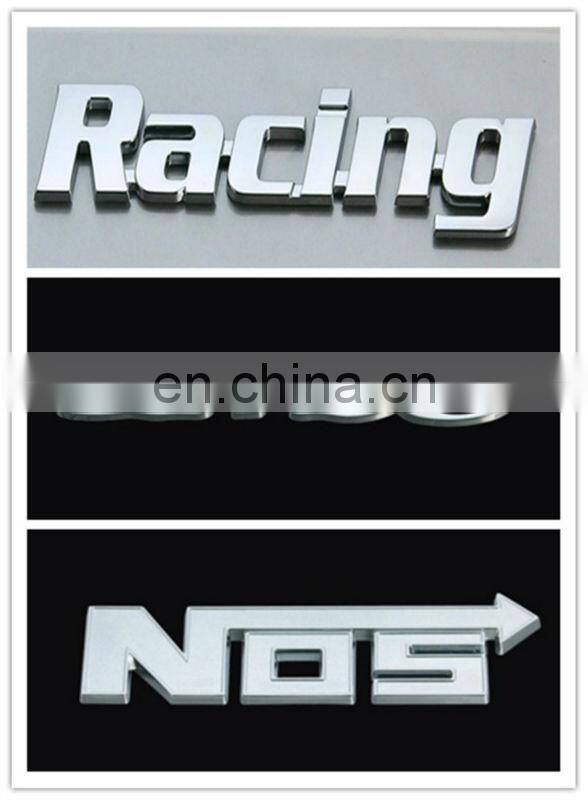 chromed letters/emblems