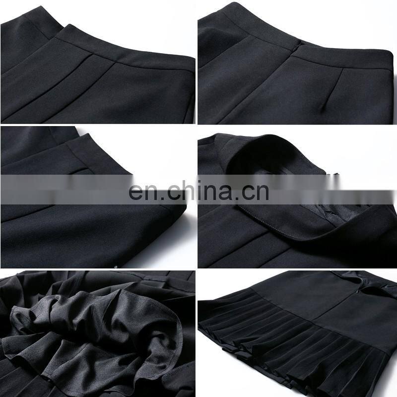Fashion Long Black Skirt, Pleated Skirt, Skirts For Women