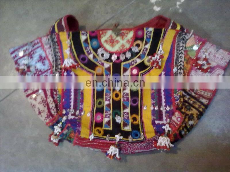 LEATHER HANDLE BANJARA TRIBAL ETHNIC TOTE BAG VINTAGE BAG MESSENGER