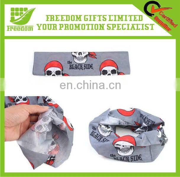 Customized Pattern Promotional Multi Functional Scarf