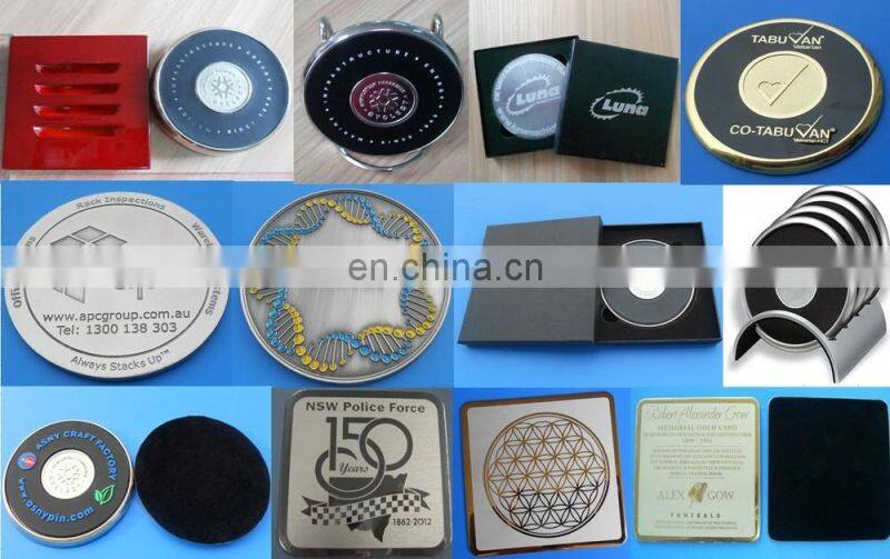 happy face rubber cup coaster for wine, glass, tea