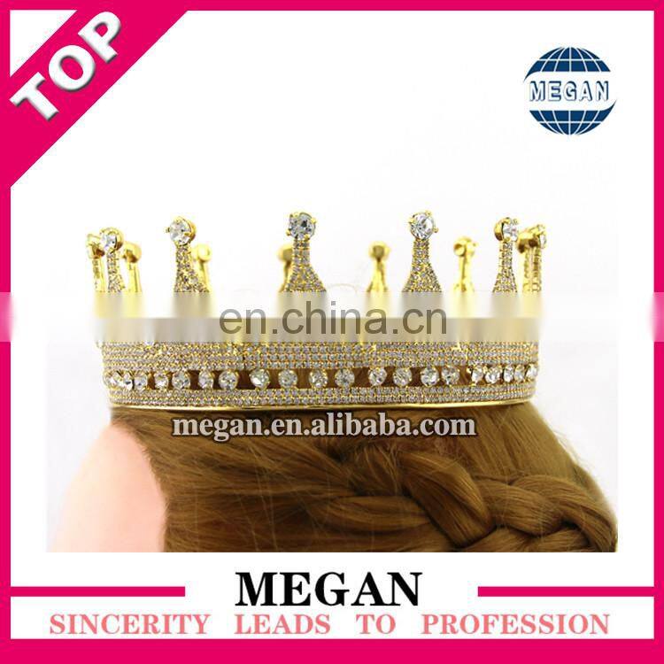 Cheap full circle rhinestone pageant princess crown