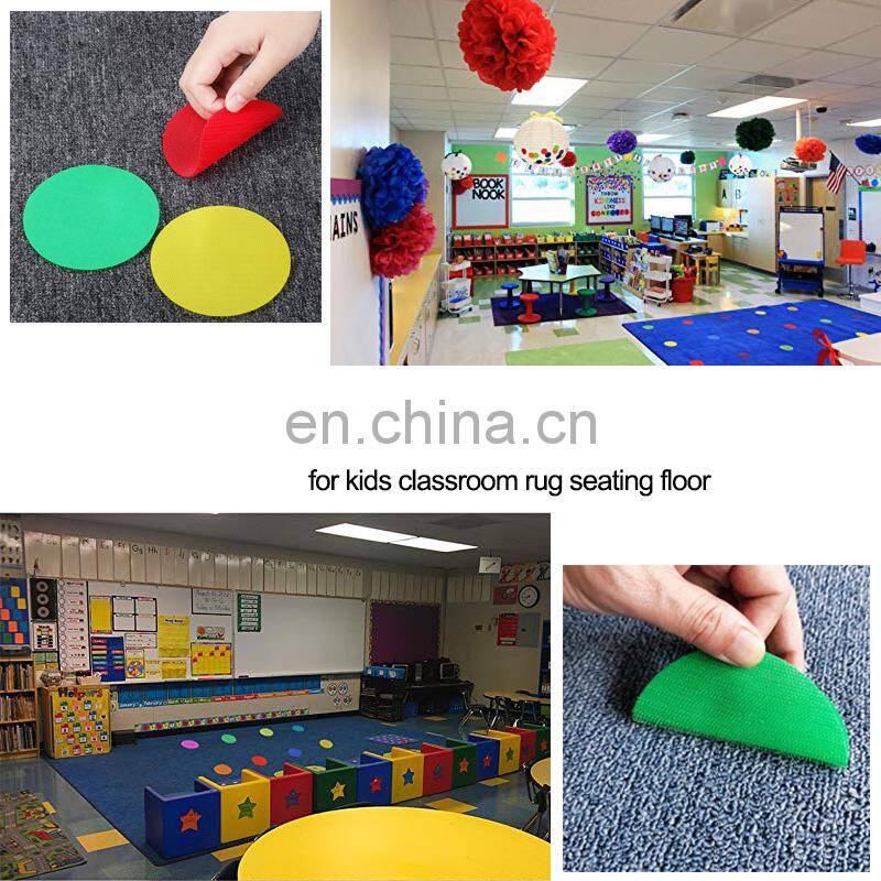 8 colors rug markers seating floor adhesive round spots markers