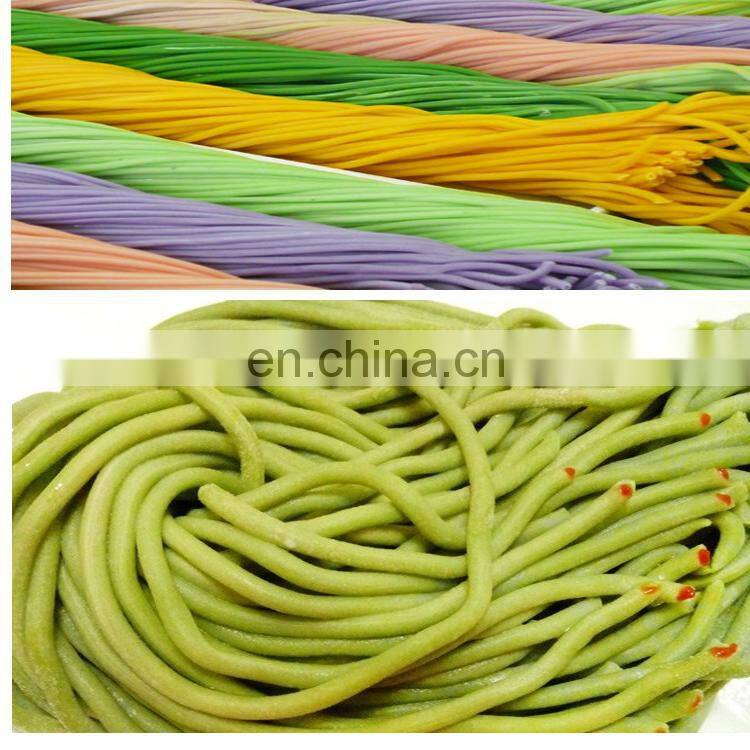 Colorful hollow pasta machine / Hollow noodles making machine / Noodles extruder machine