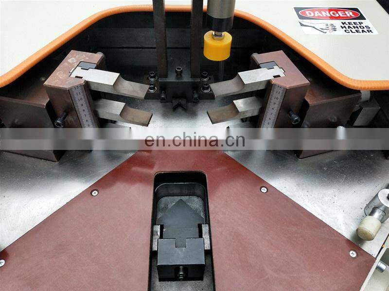 Single head angle crimping machine aluminum door and window manufacturing machine