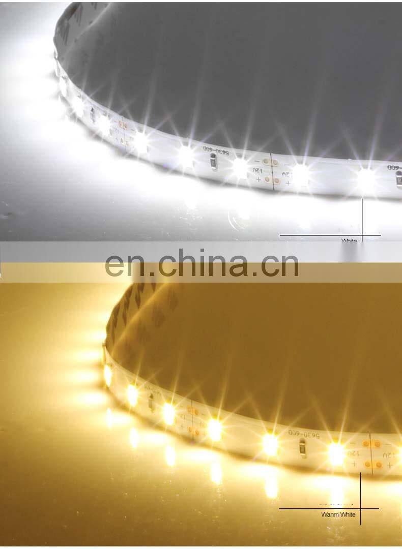 Dual color cct adjustable led strip 5630 dimmer led dimmer for single color