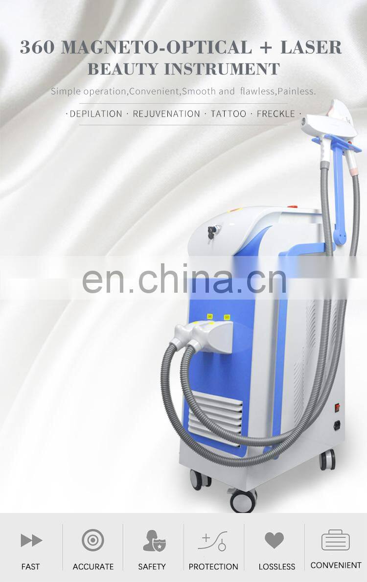 New products 2020 laser hair remover and tattoo remover beauty machine with 200000 shots