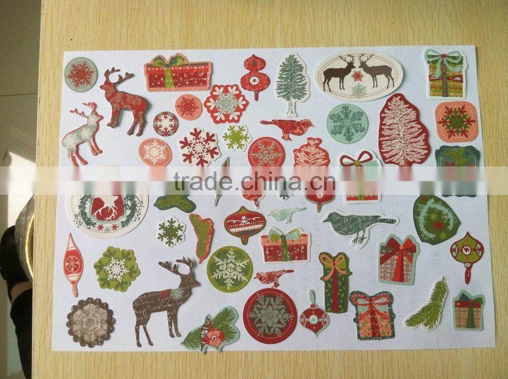 3d home decor christmas sticker DIY