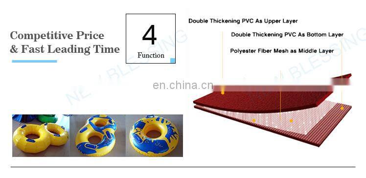 Hot-sale safe colorful inflatable swimming ring/laps/tube with handle