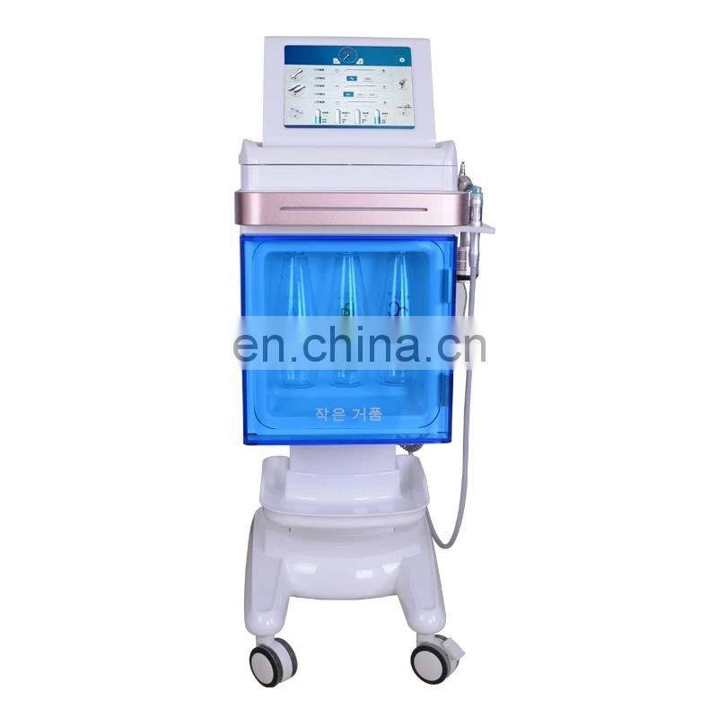 Aqua water 5 in 1 collagen skin spray rf bio lifting spa oxygen facial microdermabrasion beauty machine