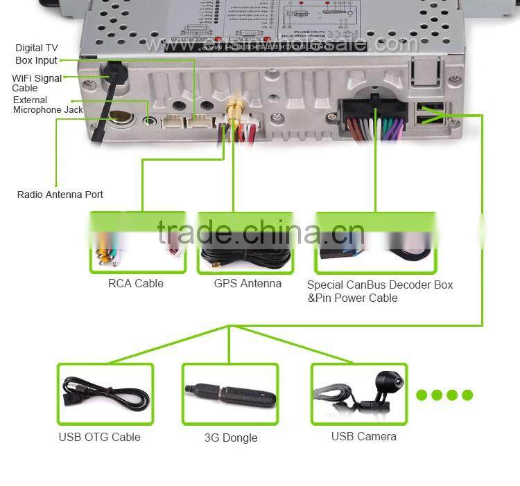Erisin ES2053B 7" Touch Screen Android 4.4.4 Car Multimedia System