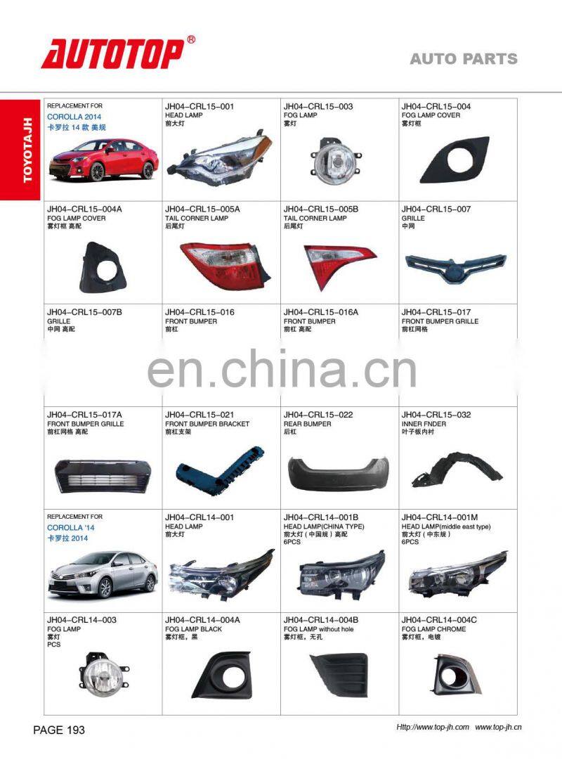 CARVAL/JH/AUTOTOP AUTO PARTS FOR TOYOTA COLOLLA 2014