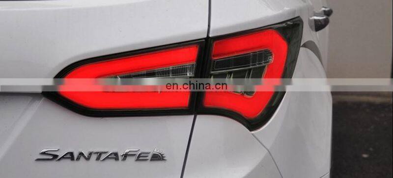Led Rear Lamp For Hyundai New Satafe Tunning Taillight For Ix45 Red And Smoke Color Suv