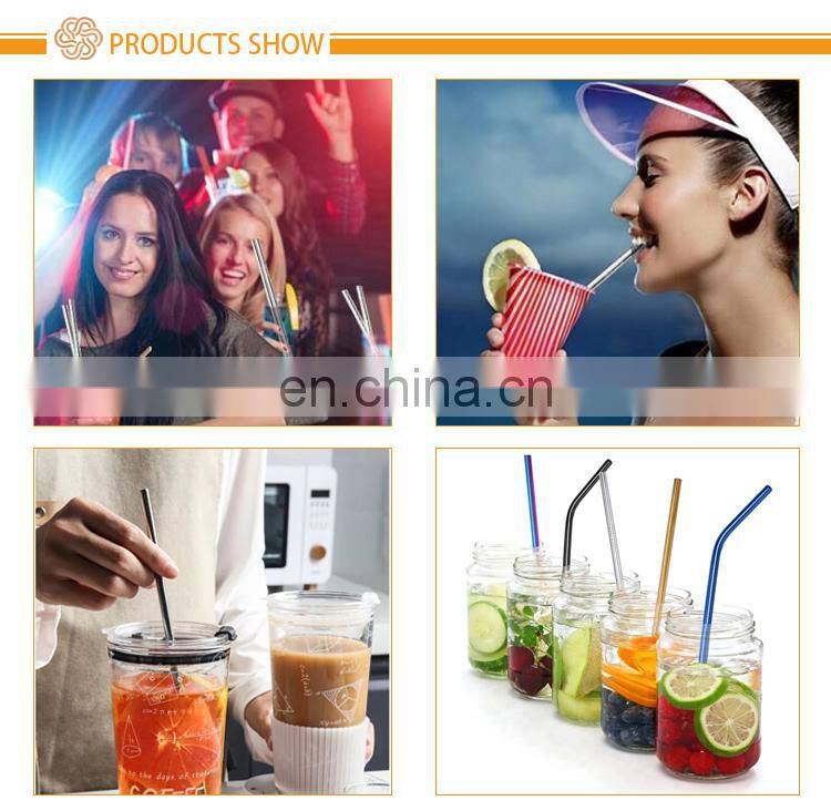 Metal Stainless Steel Drinking Straw Reusable 304 Stainless Steel Straw