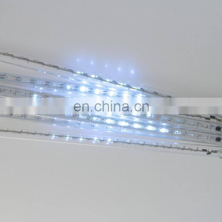 30CM 8 LED Tube Light 144 LED White Mini Snowfall Meteor LED Lights Wedding Outdoor LED Christmas Meteor Shower Light