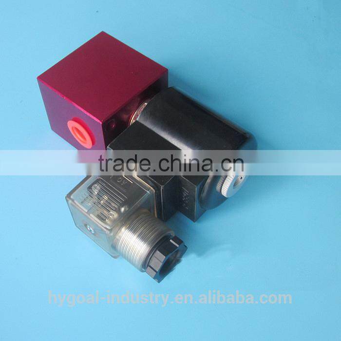 Hydraulic compound poppet valve hydraulic lift valve