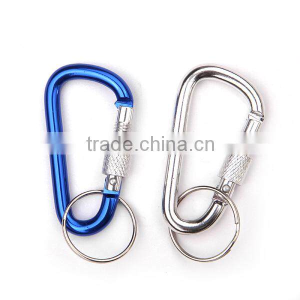 Zinc alloy carabiner keychain
