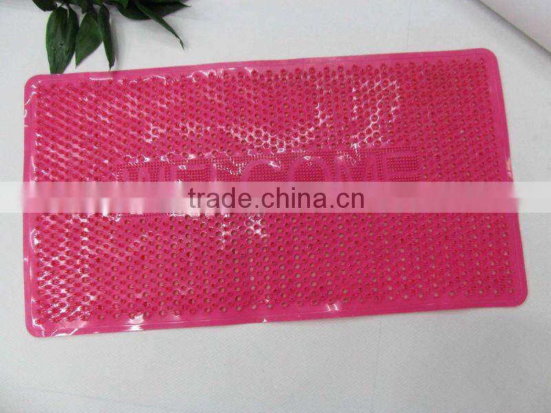 plastic bathroom grass bath mat